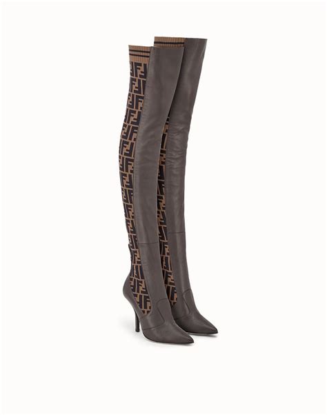 botas fendi altas|Fendi Designer Boots for Women .